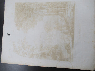 Antique Etching Italia Rome Circa 1810 Gaspard Dughet Pietro Parboni