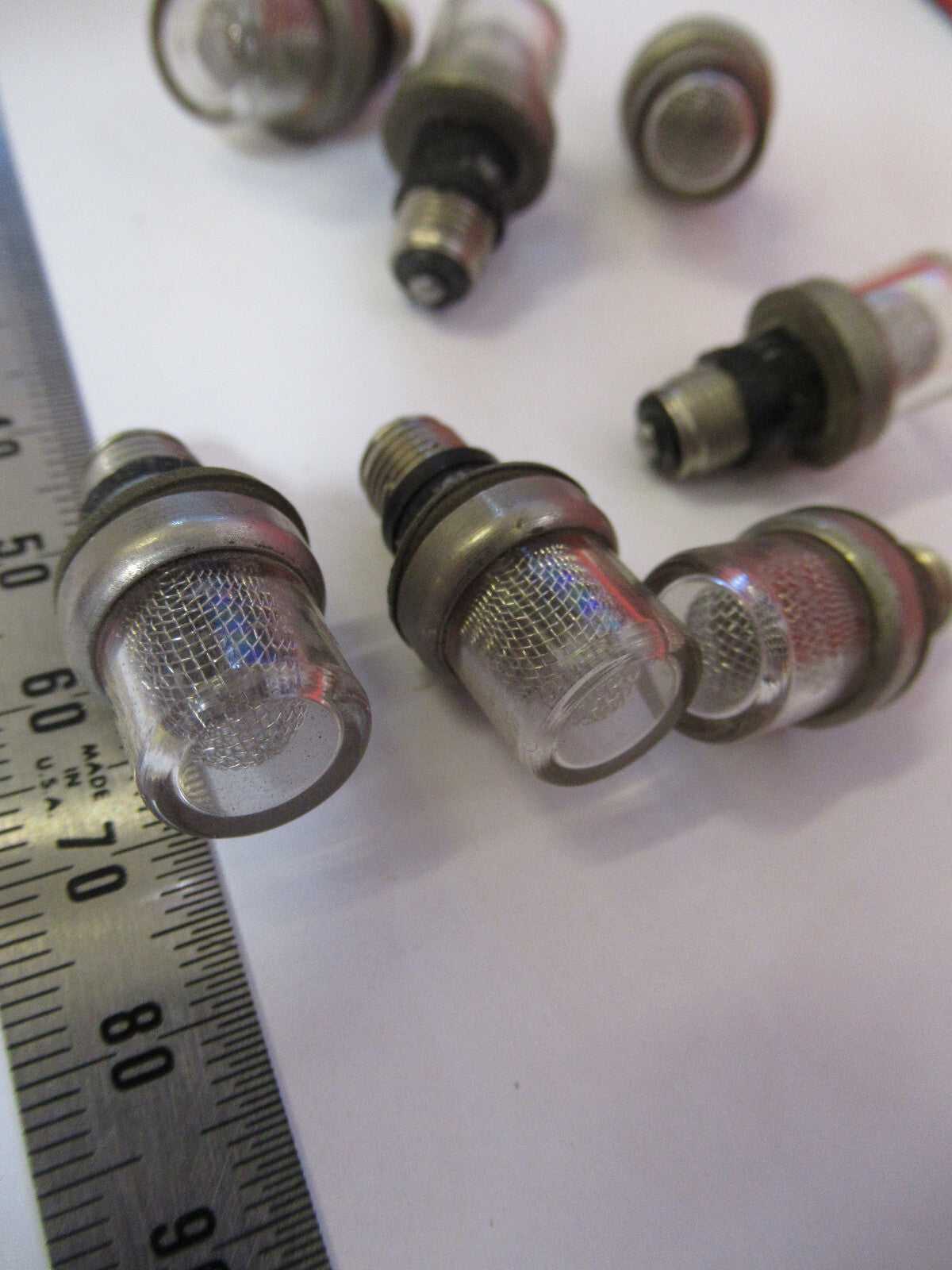 LOT 7 PCS LAMPS MILITARY RADIO GRC-206 AS PICTURED T1-A-21