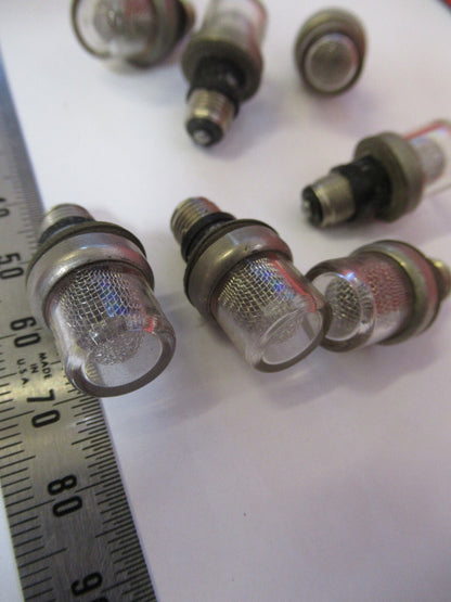 LOT 7 PCS LAMPS MILITARY RADIO GRC-206 AS PICTURED T1-A-21