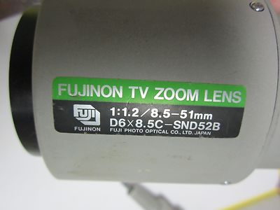 OPTISCHE KAMERA FUJINON TV ZOOM OPTISCHE OPTIK WIE IST BIN#G6-06