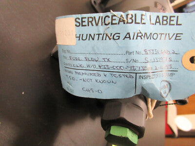 C130 C-130 FUEL TRANSMITTER RATE of FLOW LAC-624317-1 PN 8TJ54GAD2 AIRCRAFT TC-2