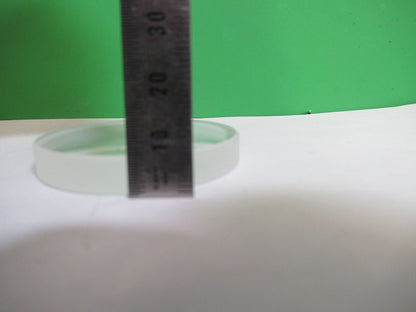 OPTICAL FLAT MIL SPEC BK7 GLASS THICK OPTICS AS PICTURED 80-B-23