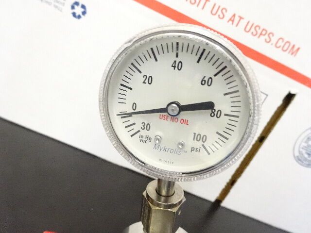 APTECH MANOMETER REGULATOR VALVE GAS PROCESS CONTROL AS IS #78-05