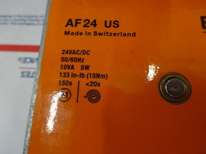 BELIMO SWISS AF24 SOLENOID VALVE CONTROL AS IS &TD-1