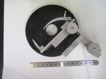 LEITZ WETZLAR GERMANY POL XY TABLE STAGE MICROSCOPE PART AS PICTURED X7-A-92