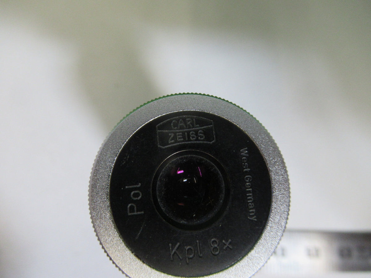 Microscope Part Carl Zeiss AG Eyepiece Ocular Kpl 8X Pol Lens