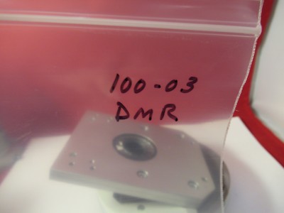 LEICA DMR GERMANY EMPTY NOSEPIECE MICROSCOPE part as pictured &100-03