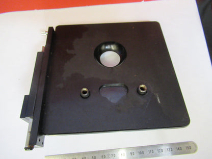SPENCER AO XY STAGE TABLE VINTAGE MICROSCOPE PART AS PICTURED X3-A-82