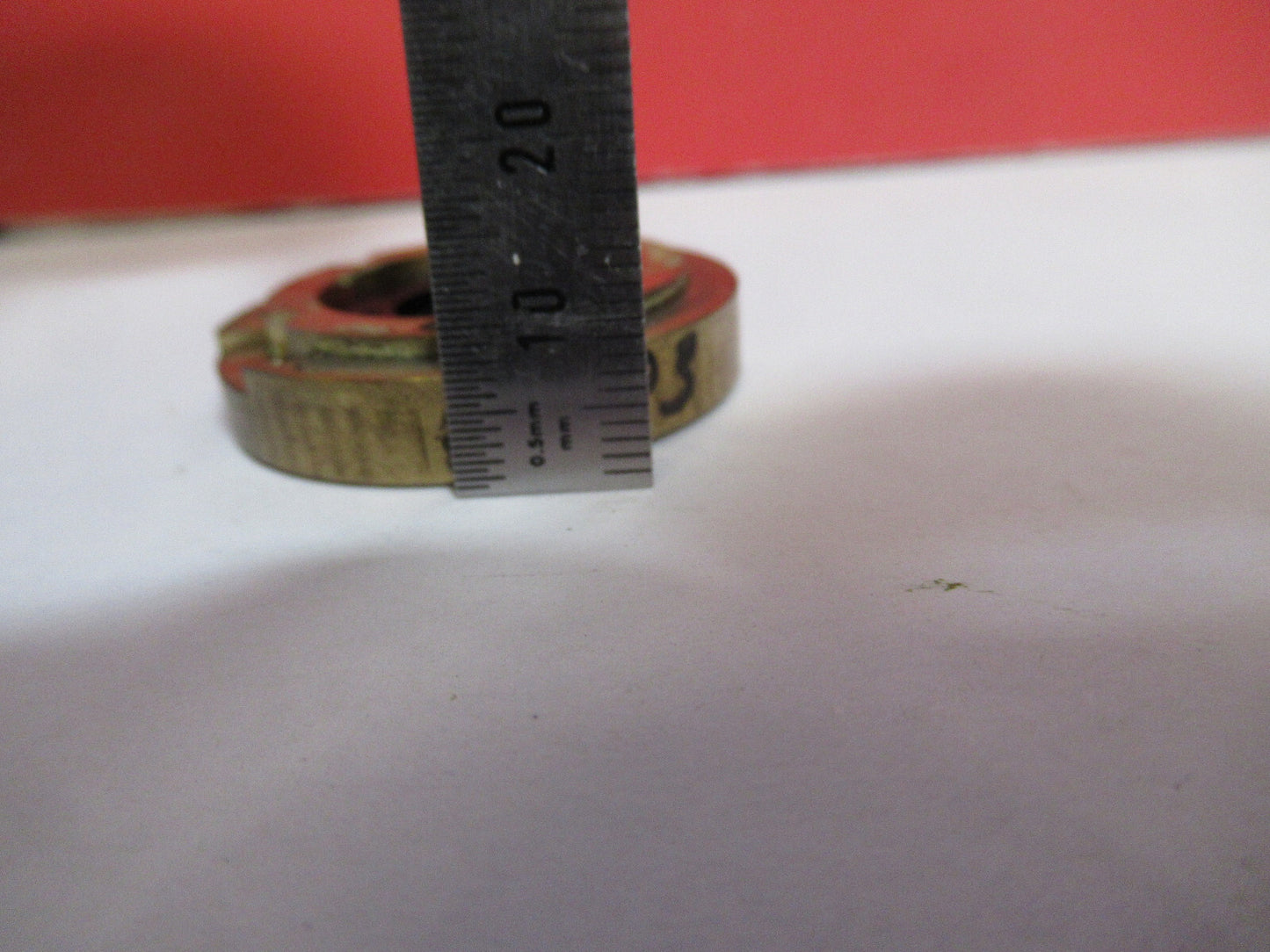 LEICA DMRB MOUNTED IRIS DIAPHRAGM MICROSCOPE PART OPTICS AS PICTURED #G4-A-119