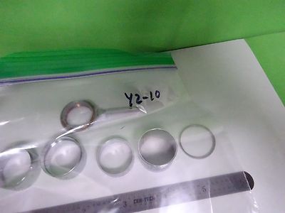 FOR PARTS MICROSCOPE OBJECTIVE JACKETS LEITZ WETZLAR PARTS AS IS  BIN#Y2-10