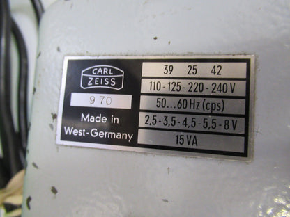 Carl Zeiss AG Germany Transformer for Lamp Microscope Part