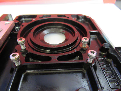 OLYMPUS JAPAN XY STAGE TABLE CLIPS MICROSCOPE PART AS PICTURED T9-A-20