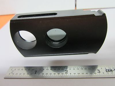 MICROSCOPE PART POLARIZER SLIDE OLYMPUS JAPAN NICE  POL OPTICS BIN#B1-R-16
