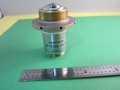 Microscope Interferometer Part Ernst Leitz Germany Objective Fluotar 100X Optics Bn