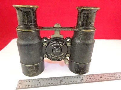 Optical Vintage Antique Wollensak Binocular Biascope Optics B
