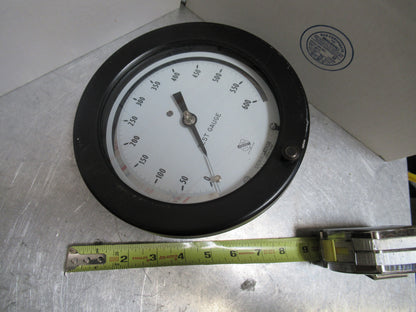 Huge Duragauge Manometer Pressure 600 Psi or Vacuum