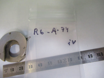 ANTIQUE LEITZ POL ADAPTOR HOLDER OBJECTIVE MICROSCOPE PART AS PICTURED #R6-A-74