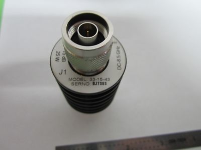 RF Weinschel High Power 25W DC-8.5 GHz Attenuator Microwave Frequency