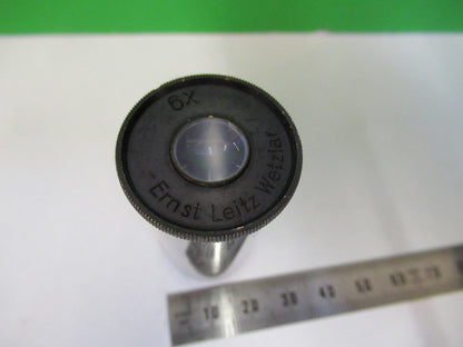 Antique Ernst Leitz 6X Ocular Eyepiece Microscope Part