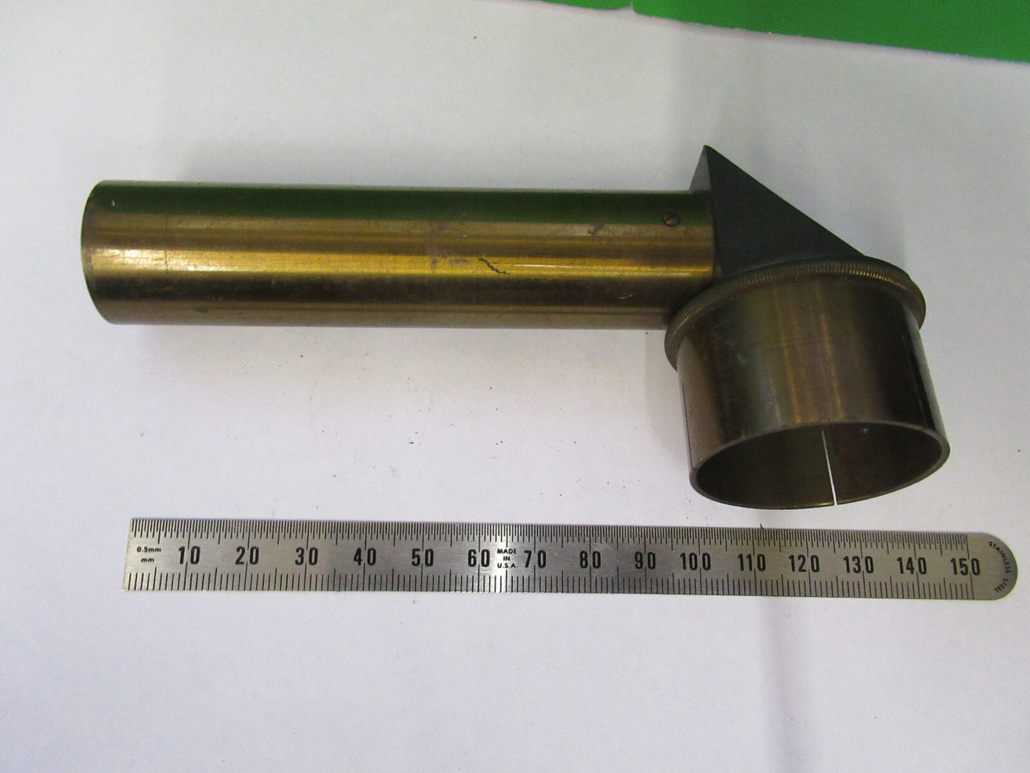 Antique Brass Tubus Unknown Rare Collimator Scope Part