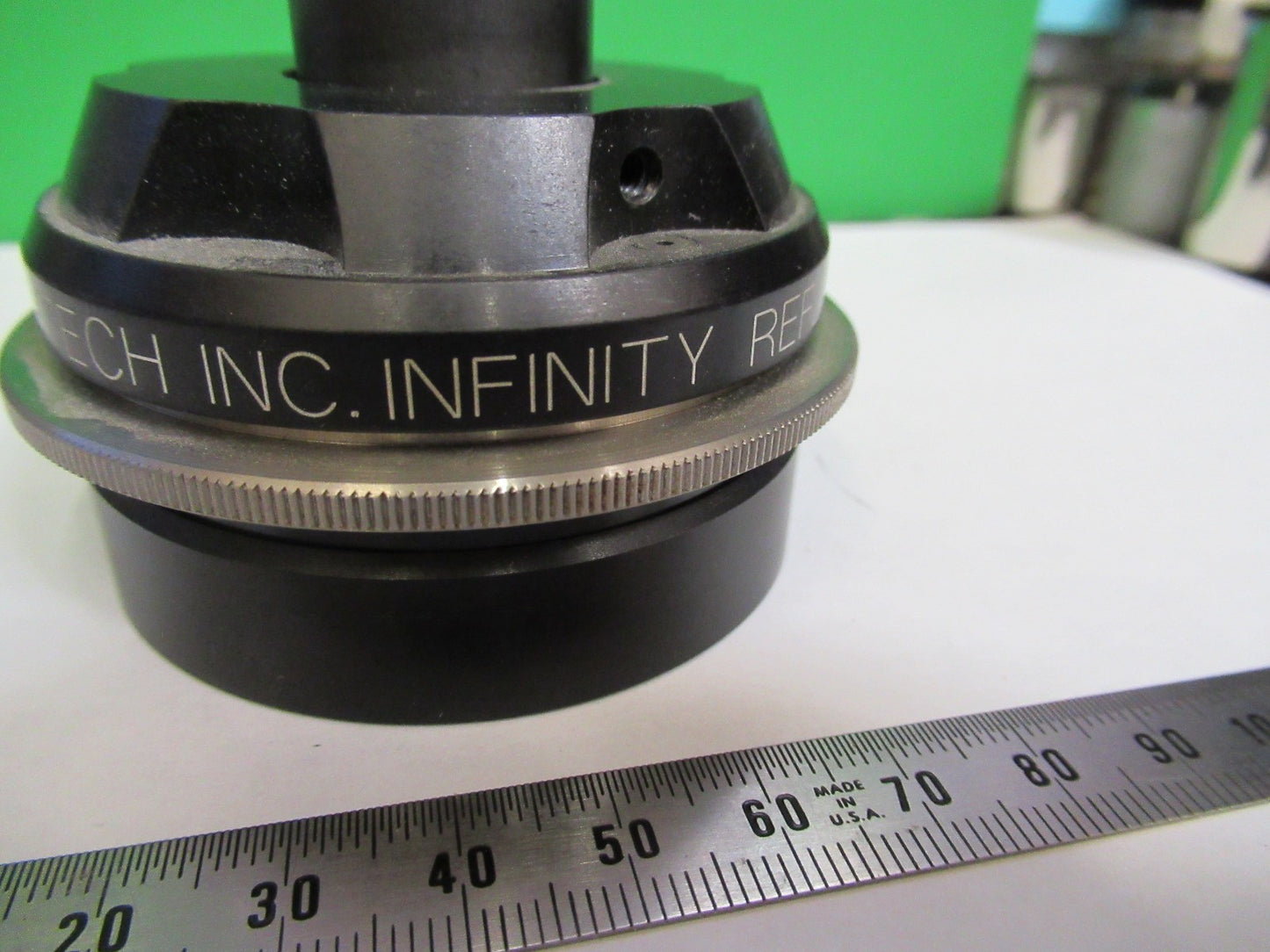 SPECTRA TECH REFLACHROMAT OBJECTIVE 15X MICROSCOPE PART AS PICTURED T4-A-10