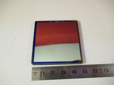 OPTICAL FILTER ASSEMBLY BLUE BALZERS OPTICS AS PICTURED &P7-FT-83