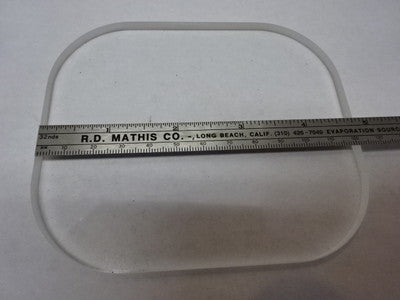 MIL-SPEC CHAMFERED BK7 GLASS HUGE THICK WINDOW OPTICAL OPTICS AS PICTURED &83-36