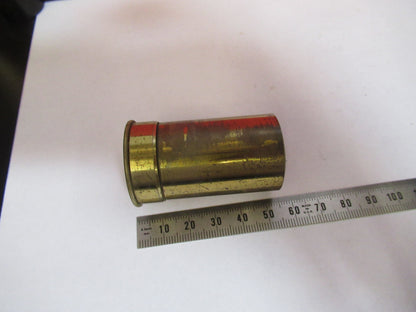 ANTIQUE BRASS RJ BECK LONDON "1/5" OBJECTIVE MICROSCOPE AS PICTURED &F8-A-82