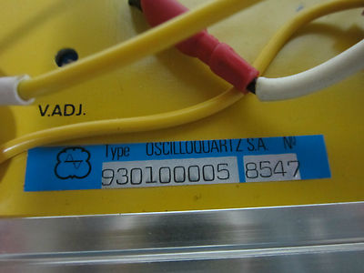 high end regulator from OSCILLOQUARTZ 3102 CESIUM FREQUENCY STANDARD CLOCK