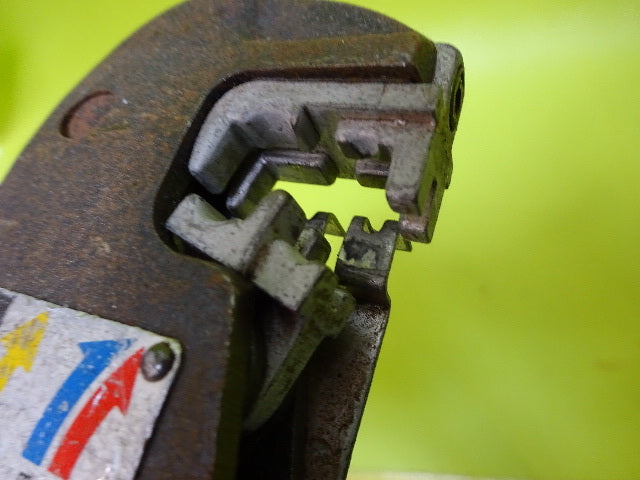 FOR PARTS SHURE STAKE CRIMPING TOOL [rusty] AS IS #TA-3-2