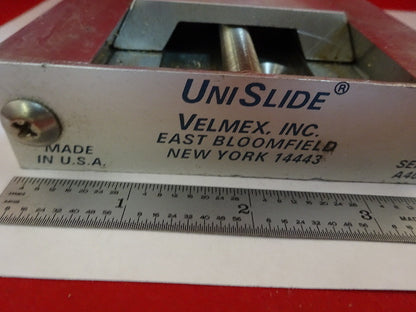 POSITIONING STAGE UNI SLIDE VELMEX A4000  AS IS #IL6-24