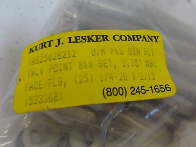 Lot Screws for High Vacuum Kurt Lesker 1/4-28