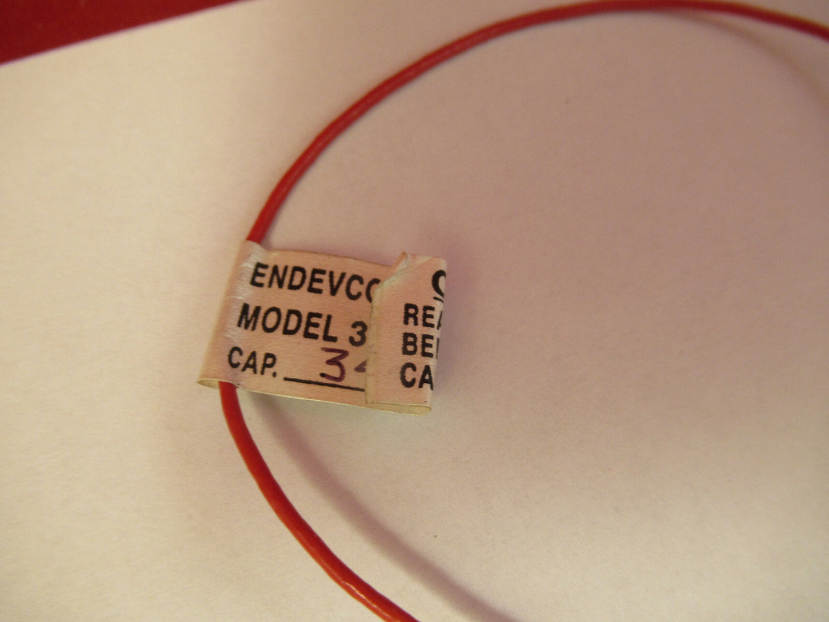 Meggitt Endevco 2222C Accelerometer plus Low Noise Cable 3093-12 AS Pic
