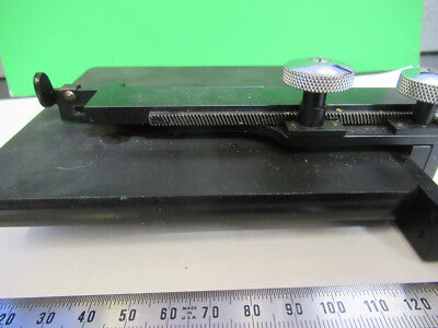 SPENCER AO XY STAGE TABLE VINTAGE MICROSCOPE PART AS PICTURED &3-C-03