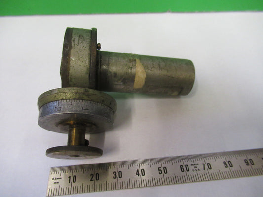 Antique Brass Slip Adjust Unknown Rare Collimator Scope Part