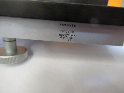 LEITZ WETZLAR GERMANY XY STAGE TABLE MICROSCOPE PART AS PICTURED &P9-A-36