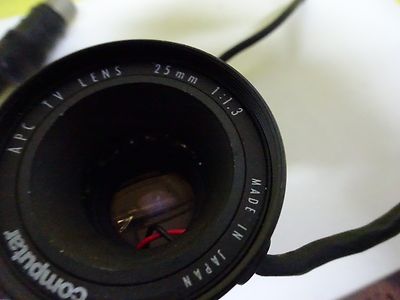 MIKROSKOPTEIL OPTISCHER COMPUTAR 25-mm-TV-OBJEKTIV KAMERAOPTIK WIE BESEHEN BIN#P7-13
