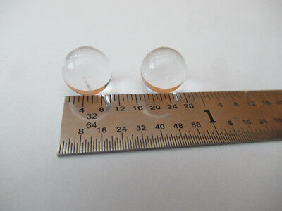 Optical Lot 2 Ea BK7 Glass Spheres Lenses Laser Pro Optics
