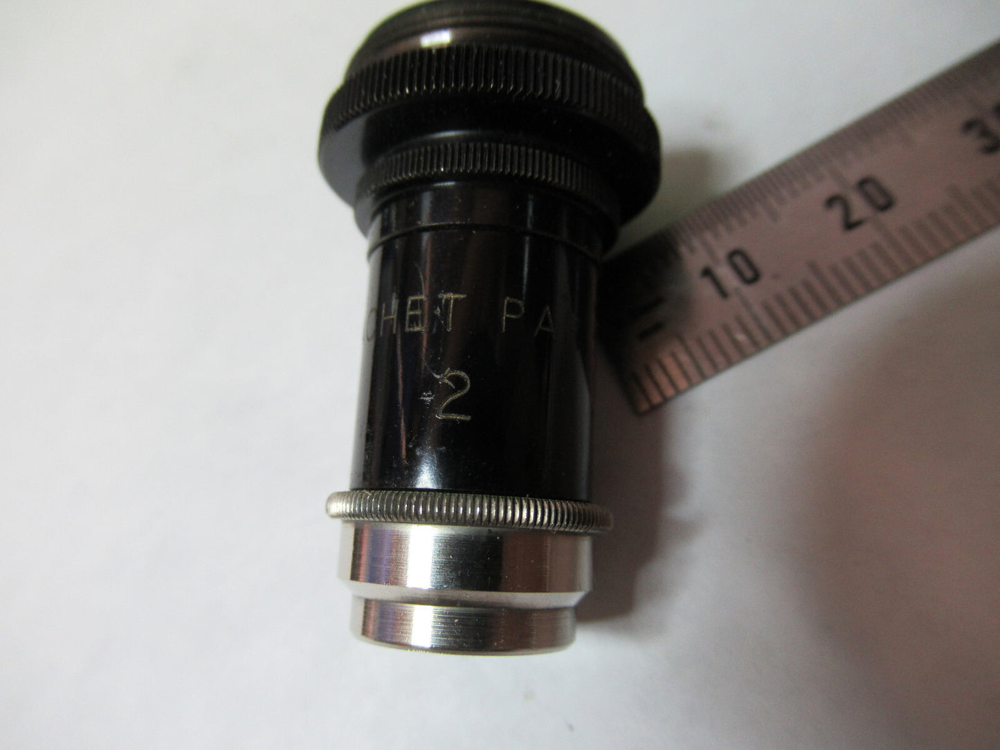 ANTIQUE NACHET PARIS "2" OBJECTIVE LENS MICROSCOPE PART AS PICTURED X2-A-07