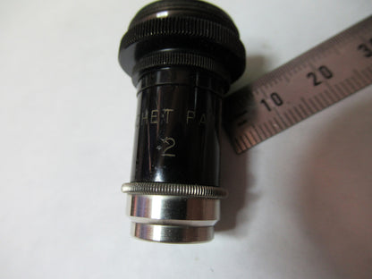 ANTIQUE NACHET PARIS "2" OBJECTIVE LENS MICROSCOPE PART AS PICTURED X2-A-07