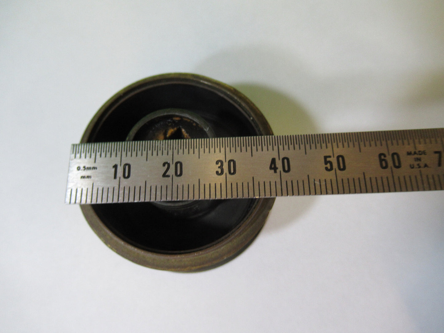 Antique Brass Crouch UK Polarizer Pol Lens Microscope Part