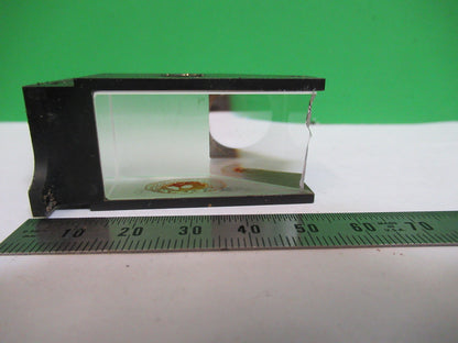 ANTIQUE BAUSCH LOMB PRISM HEAD OPTICS MICROSCOPE PART AS PICTURED S4-B-09