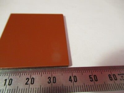 Optical Plate Opaque Terracotta Color Optics