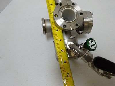 MDC HIGH VACUUM VALVE + FITTINGS HEAVY STAINLESS STEEL AS IS BIN#TC-1-G