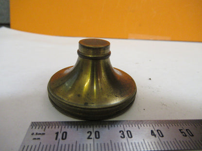 ANTIQUE BAUSCH LOMB BRASS KNOB FRAME ADJUST MICROSCOPE PART AS PICTURED Y3-A-28