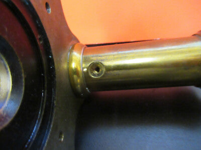Antique Bausch & Lomb Brass Frame Limb Microscope Part