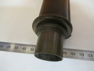 Antique Bausch & Lomb Brass Tubus + Nosepiece Microscope Part