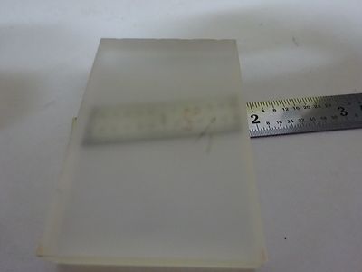 OPTICAL DIFFUSER [one side polished] GLASS SLAB LASER OPTICS  BIN#W5-A-27