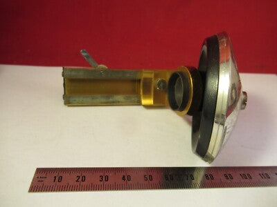 Antique Ernst Leitz Germany Nosepiece Stage Microscope Part Optics AS Pic