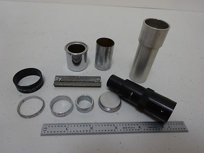 Microscope Parts Lot Pieces Ernst Leitz Germany - Optics AS IS